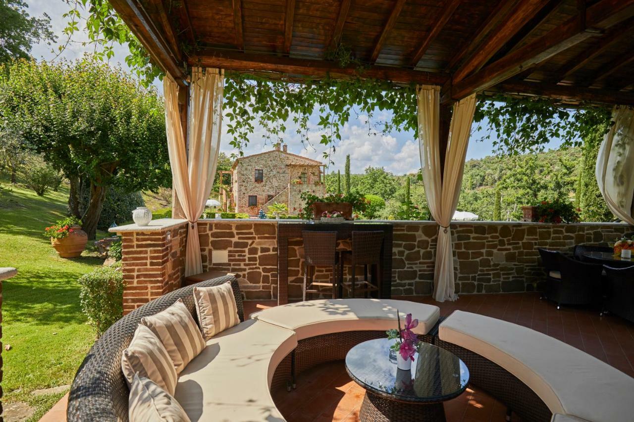 Podere La Casina Country Chic Apartment Rigomagno ภายนอก รูปภาพ